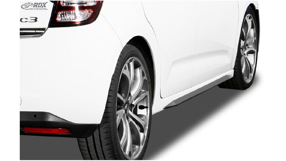 Jupes+lat%C3%A9rales+%27Slim%27+sur+mesure+pour+Citro%C3%ABn+C3+2009-2016+%28ABS+noir+luisant%29